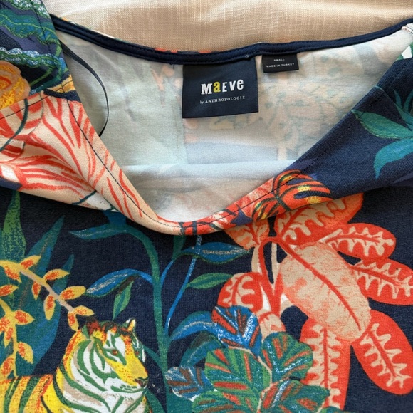 Maeve Tropical Print Women's Top - Picture 5 of 8